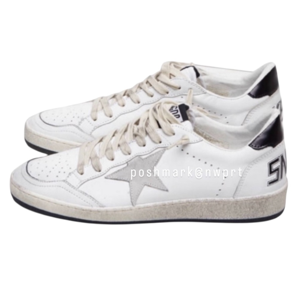 GOLDEN GOOSE Ball Star Ballstar White Black Sneakers 37 7 - Picture 5 of 16